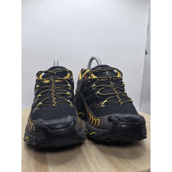 La Sportiva Ultra Raptor II Men 7.5 GORE-TEX Shoes Black Red Yellow Boots Hiking - Picture 2 of 9
